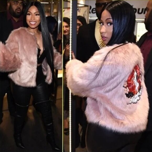 Rare Limited Edition Nicki Minaj H&M Pink Fur Fuzzy Rave Festival Unicorn 10 - Picture 1 of 9